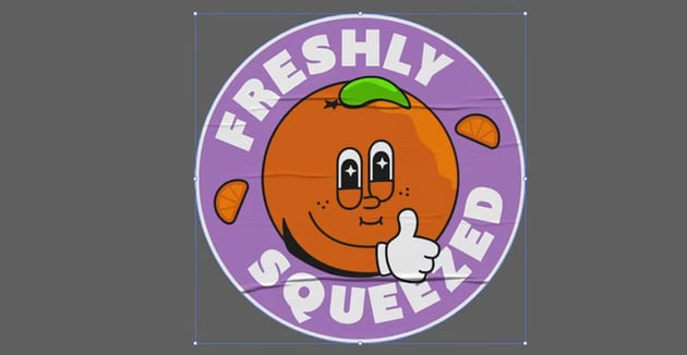 making the sticker