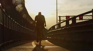 bike in evening