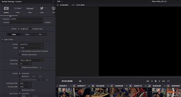 export from davinci resolve