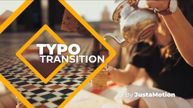 Typographic transitions for Premiere Pro
