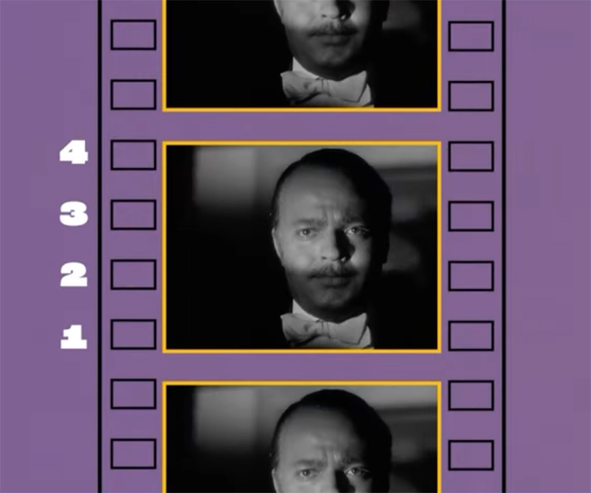 perforations of 35mm film