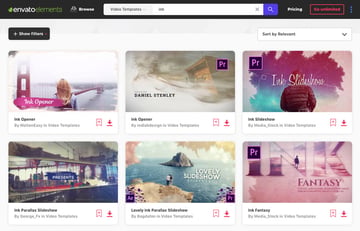 Envato Elements Adobe Premiere Pro
