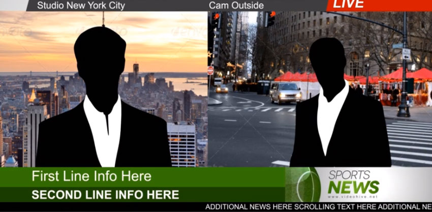 Broadcast News Essential Graphics Mogrt