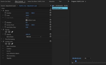 effect controls