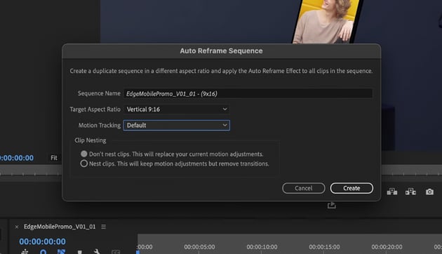 auto reframe options