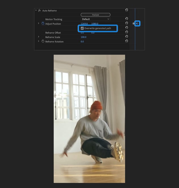 remove position animation