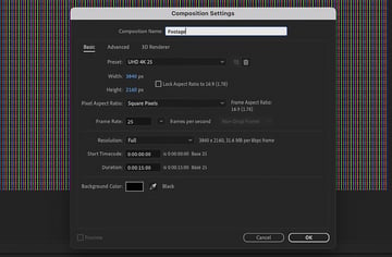 create new comp