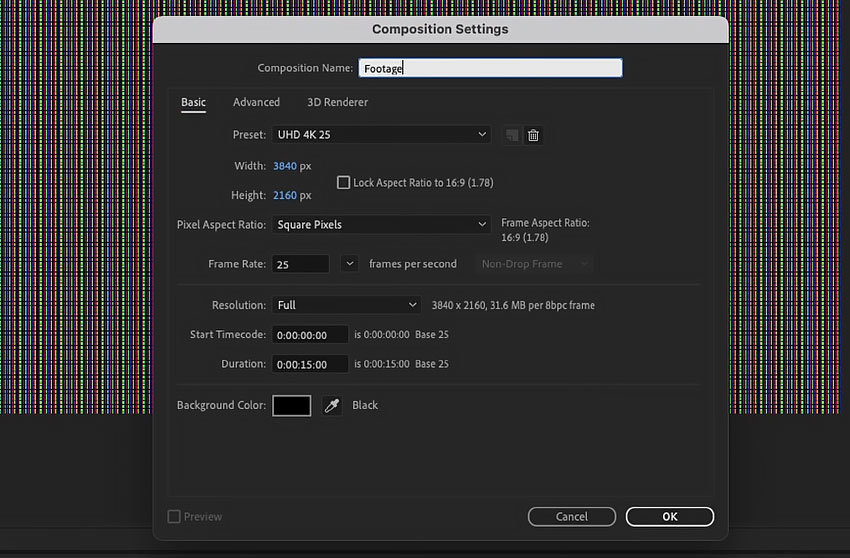 create new comp
