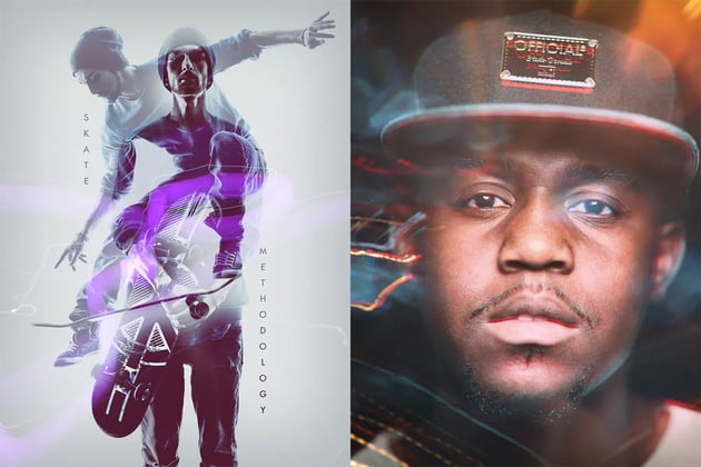 Double Exposure Action with Special Effects