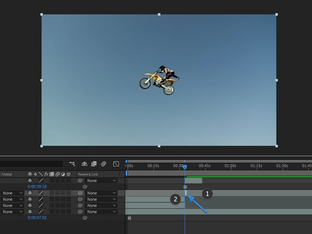 split the footage
