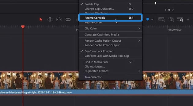 retime controls