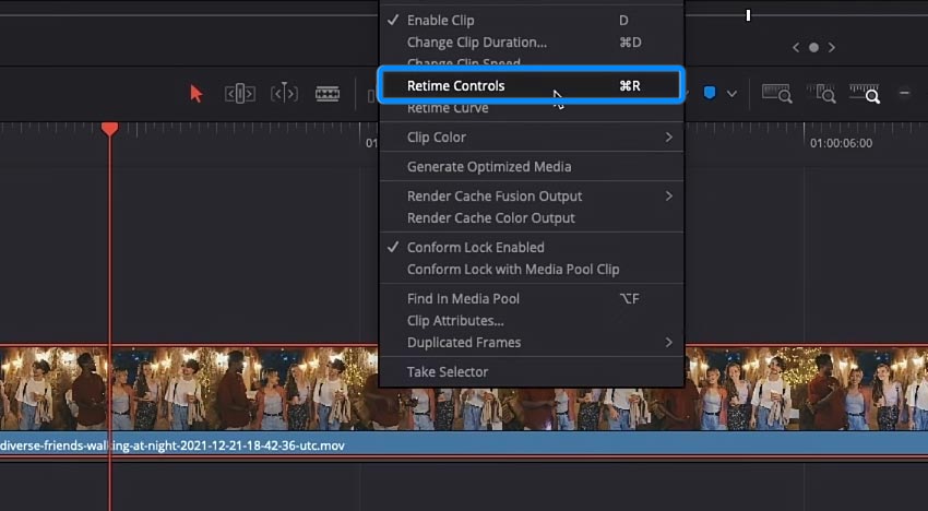 retime controls