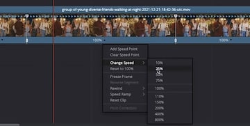 change speed