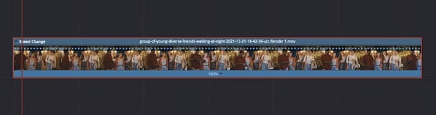 rendered clip