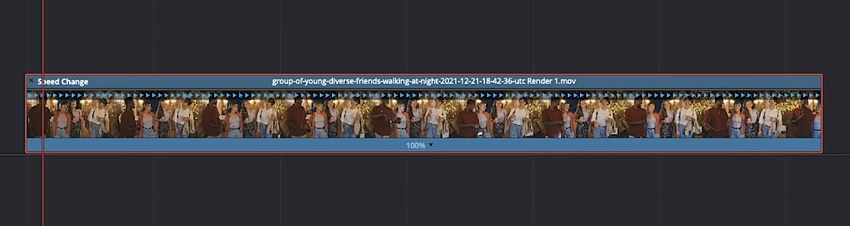 rendered clip