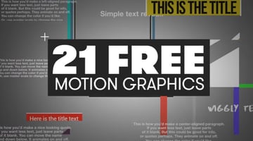 21 Free Motion Graphics for Premiere Pro