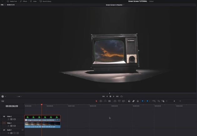 removing green screen