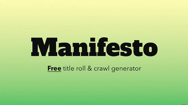 Manifesto