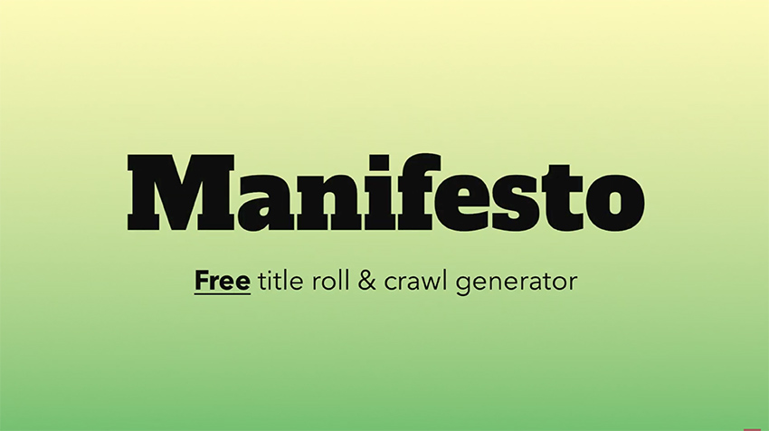Manifesto