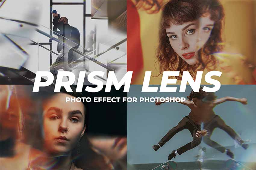 Prism Lens Photo Effect for Photoshop