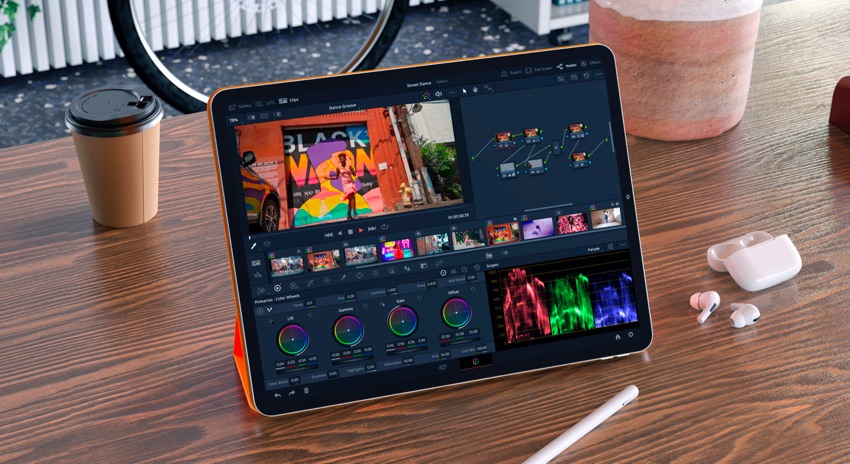Blackmagic DR iPad