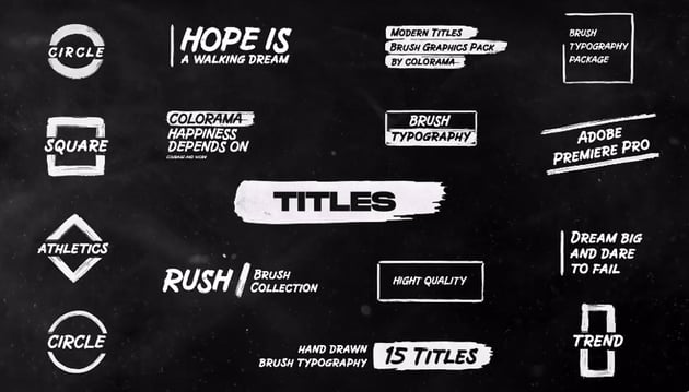 Brush titles