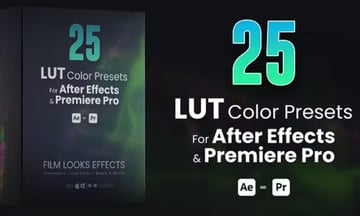 25 LUTs pack for After Effects and Premiere Pro
