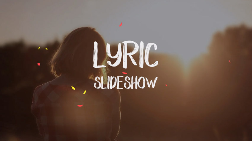 Lyric Slideshow | Premiere Pro