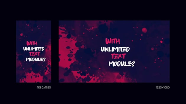 Lyric Video Template | Grunge Style