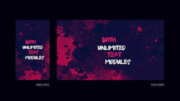 Lyric Video Template | Grunge Style
