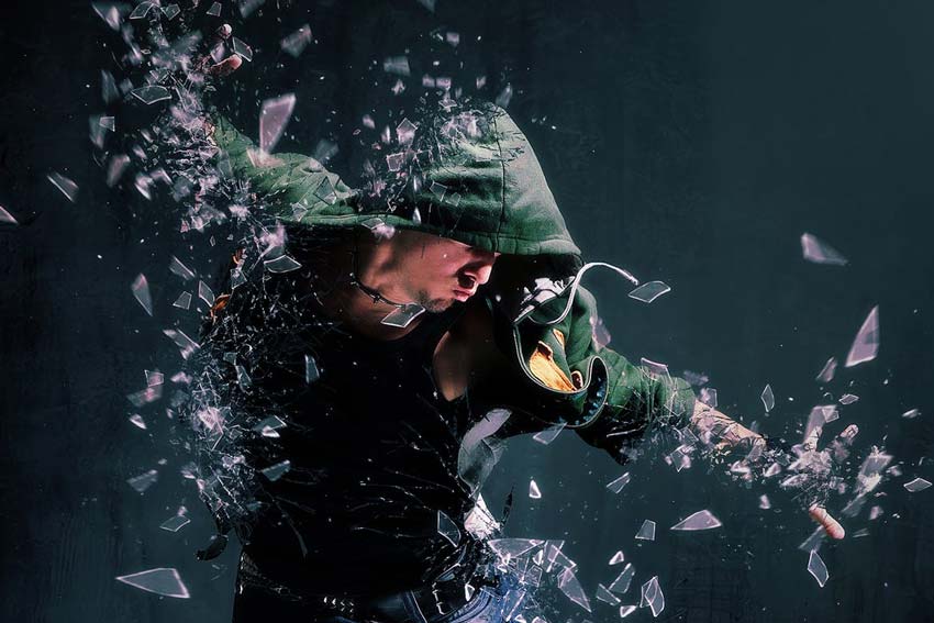 Broken Photoshop Action