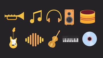 music animated icons