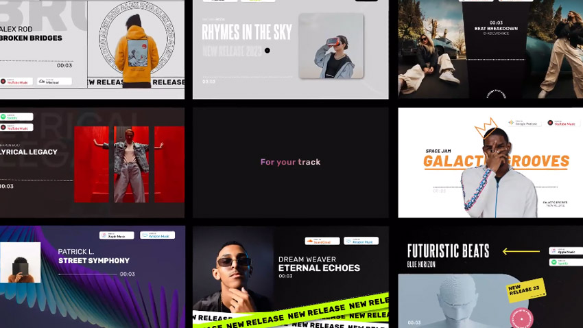 music visualisers pack