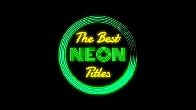 Neon title Mixkit