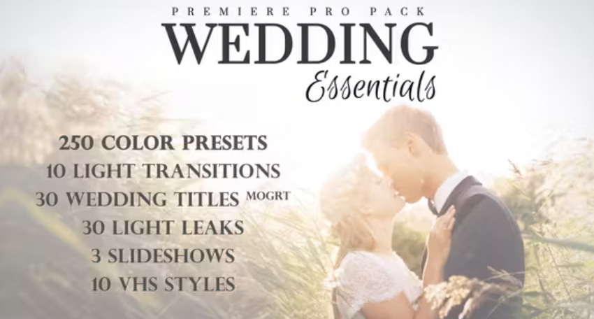 Wedding Essentials Pack for Premiere Pro