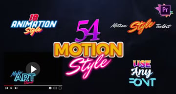 Motion Styles Toolkit | Text Effects & Animations For Premiere Pro Mogrt