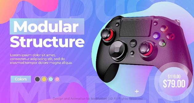 Colorful Product Promo || Product Sale Promo (MOGRT)