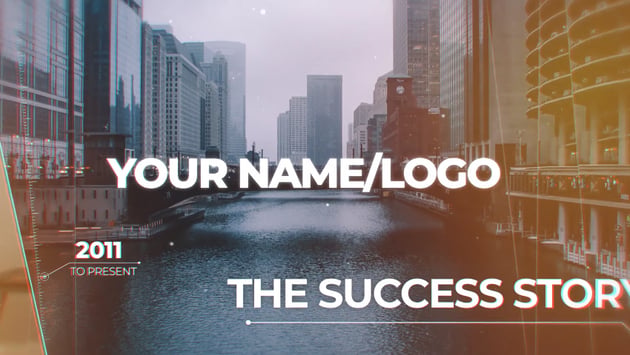 Elegant Timeline Slideshow Mogrt