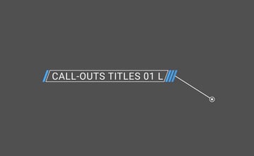 Left-Aligned Call-Out Banner - Free Premiere Pro Text Template