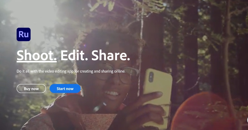 Adobe Premiere Rush Website Thumbnail