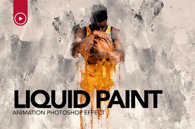 Liquid Paint GIF Effects