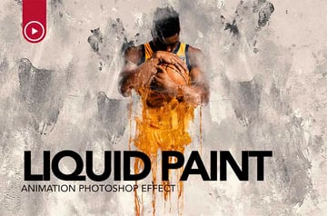 Liquid Paint GIF Effects