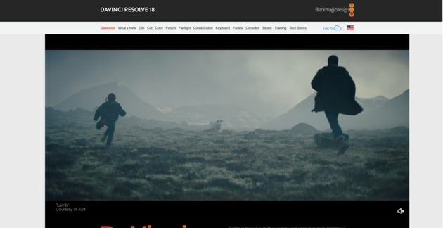 Davinci Resolve 18 Website Thumbnail Image