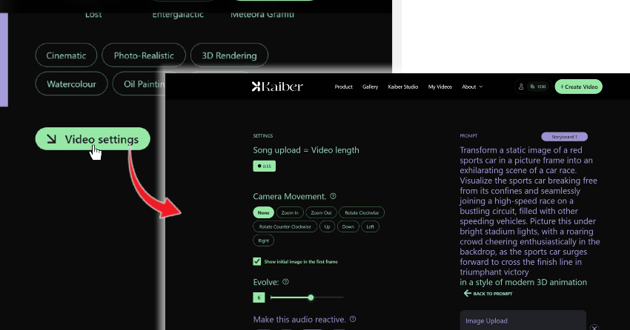 Click go to settings button.
