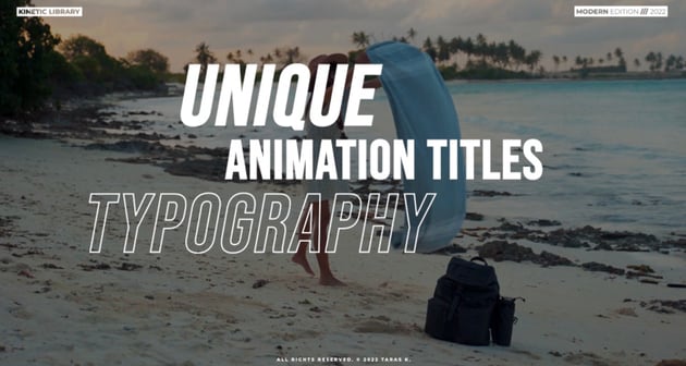 Kinetic Titles After Effects