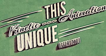 Vintage Retro Kinetic Typography