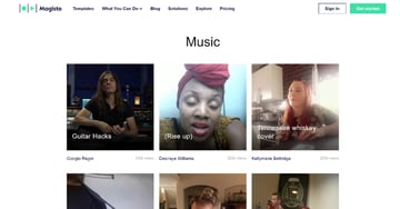 Magisto Website Thumbnail