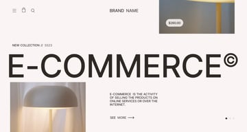 Minimalistic E-Commerce Promo