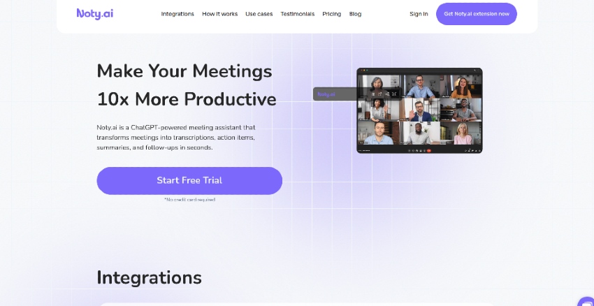 Noty.Ai Website Thumbnail Image