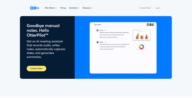 Otter.Ai Website Thumbnail